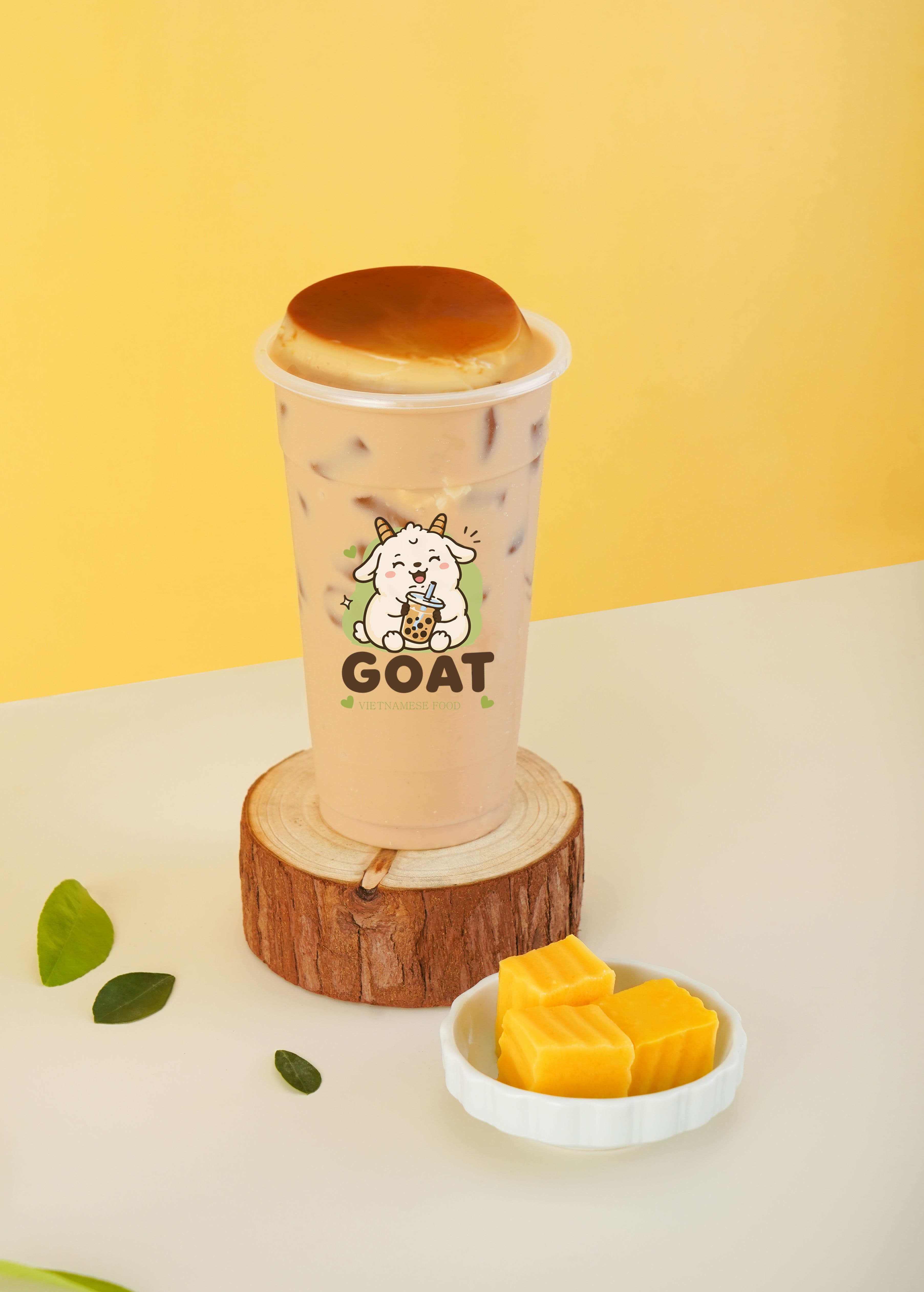 Flan Pudding Milk Tea