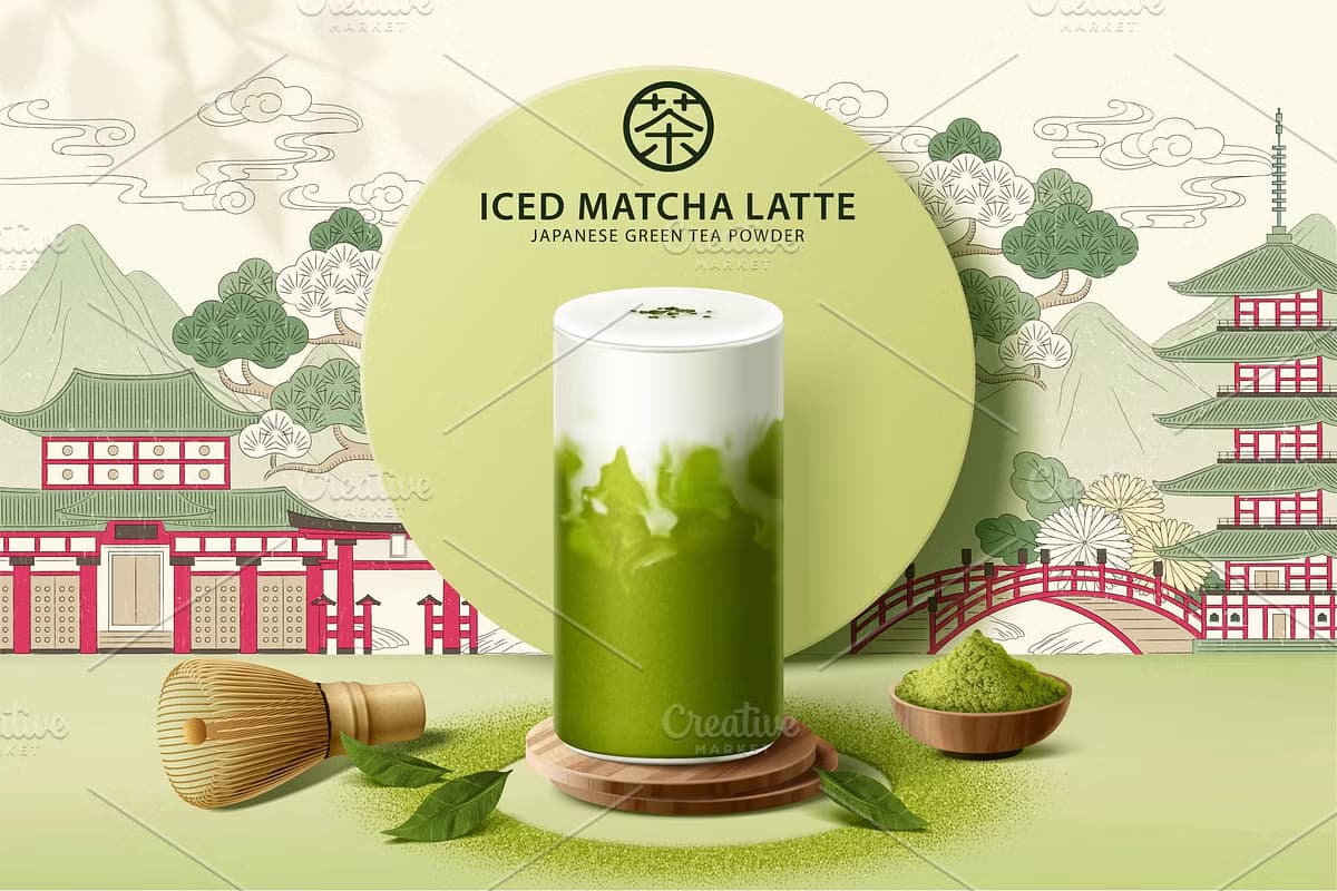 Four GOAT Vietnamese tea drinks prepared outdoors in Auburn